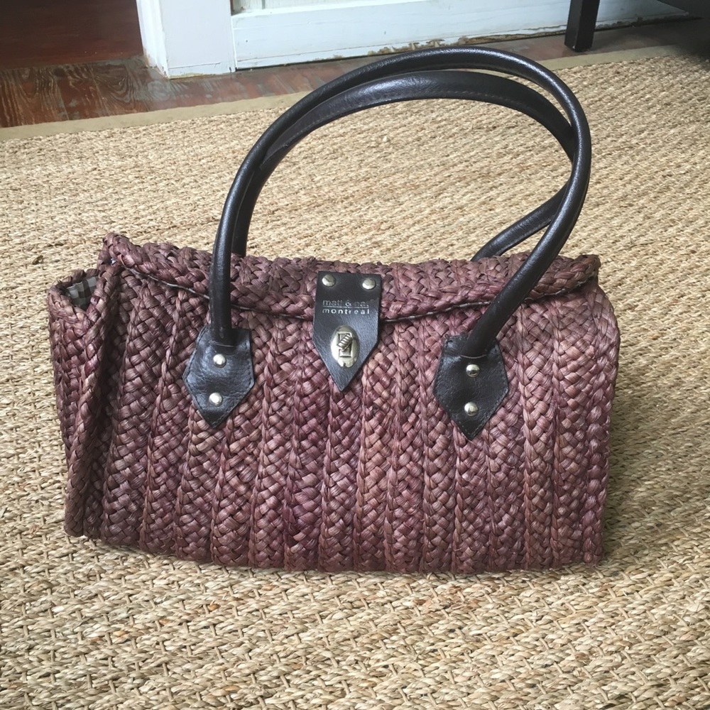 Matt Nat Woven Purse